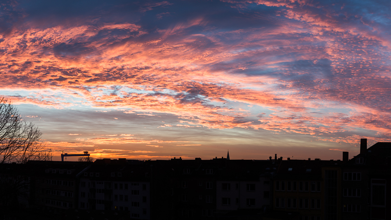 Sunrise in Kiel